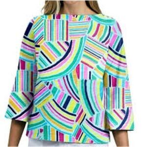 Fresh Produce Tunic Small‎ Seaglass Sundrenched Catalina Artsy Cotton Jersey